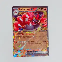 Incineroar ex 034/162 Temporal Forces Double Rare Pokemon Card - Image 1