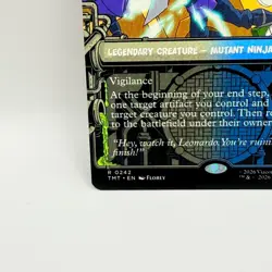 Don & Leo Problem Solvers Borderless Full Art MTG TMNT 0242 Rare Magic Card - Image 5