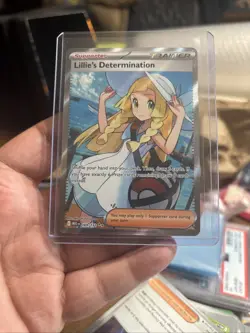 Pokemon TCG Lillie's Determination Trainer Card Holo Rare 169/132 NM - Image 3