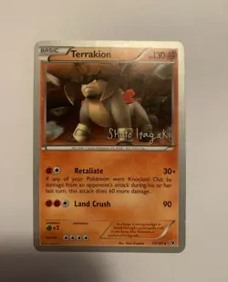 Terrakion 73/101 World Championships 2012 Shuto Itagaki Pokemon Card - Image 1