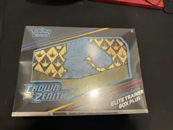 Pokemon Card TCG Crown Zenith Pokemon Center Elite Trainer Box Plus ETB SEALED - Image 1