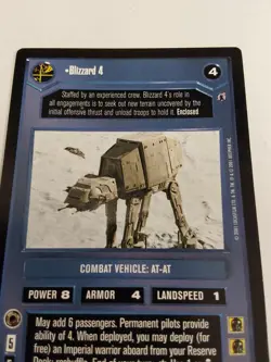 Blizzard 4 Card Reflections III Star Wars CCG - Image 4