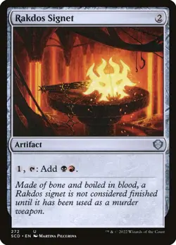 MTG Rakdos Signet ** Starter Commander Decks ** English - Image 1