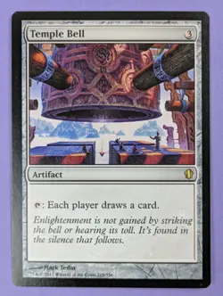 MTG Magic The Gathering: Commander 2013: Temple Bell #265/256 Rare - NM - Image 1