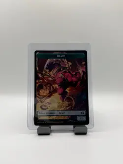 MTG, Beast 11 / Vibranium 15 FOIL $3 ORDER MIN Token Marvel Super Heroes - Image 1