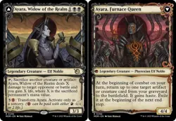x1 Ayara, Widow of the Realm // Ayara, Furnace Queen - Foil - Showcase R MTG Mar - Image 1