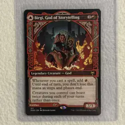Birgi, God of Storytelling (Showcase) - MTG - Kaldheim (KHM) - Near Mint - Image 1