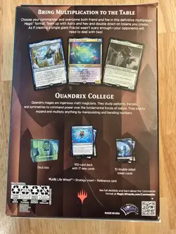 Quantum Quandrix Commander Deck Strixhaven School of Mages MTG Sealed 630509959020 - Image 2