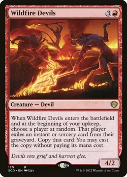 MTG Wildfire Devils ** Starter Commander Decks ** English - Image 1