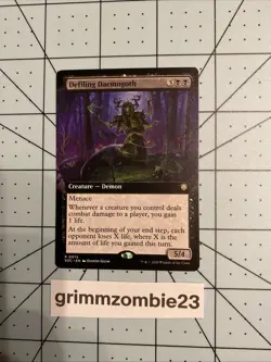 MTG Defiling Daemogoth (75/505) Secrets of Strixhaven Commander NM - Image 1