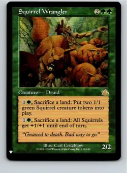 Magic the Gathering Squirrel Wrangler The List Reprints MTG Free Shipping! - Image 1