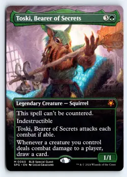 Toski, Bearer of Secrets (Borderless) 60 Special Guests Magic: The Gathering NM - Image 1