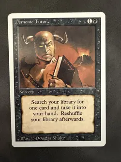Demonic Tutor Revised Edition Regular - Image 1