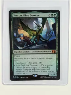 Sauron, Dino Devotee Foil Mythic MSC 0731 Magic The Gathering MTG - Image 1
