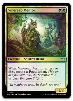 Vinereap Mentor #238 (Foil) (NM) Bloomburrow BLB Magic MTG - Image 1
