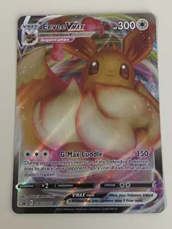 Pokemon - Eevee VMAX SWSH087 - Black Star Promo Full Art NM - Plus Free Card - Image 1