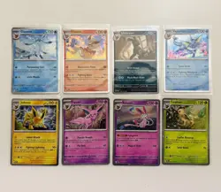 Prismatic Evolutions Costco 8 Mini Tin Cosmos Promo Cards SET - Image 1