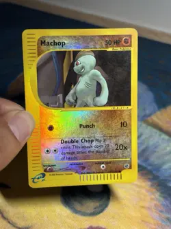 Machop 117/165 Reverse Holo Common Expedition E Reader Series Pokemon Card MP - Image 3