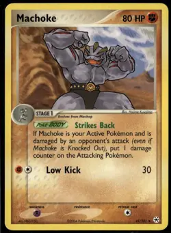 Machoke 41/101 Uncommon Hidden Legends LP Pokemon Card - Image 1