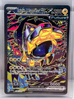 Pokemon Company Iron Hands ex 154/131 Sv: Prismatic Evolutions SIR Holo EN - Image 1