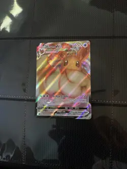 Eevee Vmax SWSH087 NM Full Art Promo Rare Pokemon Card - Image 1