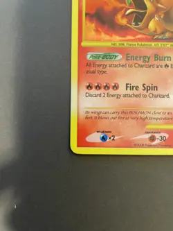 Pokemon TCG Charizard 103/100 Stormfront Secret Rare Holo EN 120HP 2008 Arita - Image 5