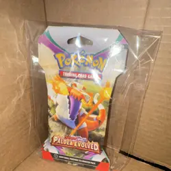 Pokemon TCG Scarlet & Violet Paldea Evolved Booster Pack 1 Pack 10 Cards EN - Image 1