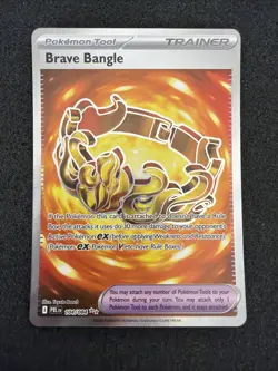Brave Bangle 104/084 Ultra Rare- Pitch Black -Pokemon TCG Holo Near Mint - Image 1