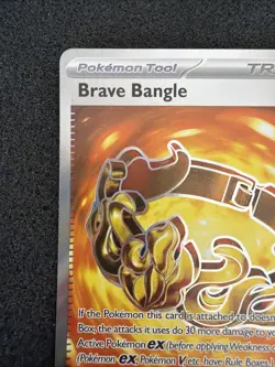 Brave Bangle 104/084 Ultra Rare- Pitch Black -Pokemon TCG Holo Near Mint - Image 2