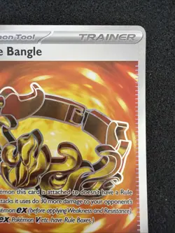 Brave Bangle 104/084 Ultra Rare- Pitch Black -Pokemon TCG Holo Near Mint - Image 3
