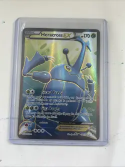 Pokemon Company Heracross EX 105/111 XY Furious Fists Full Art Holo English LP - Image 1