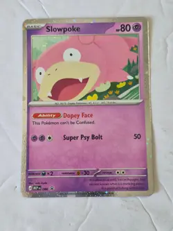 Slowpoke (Comos Holo) 086 Promo ME: Mega Evolution Promo Pokemon Near Mint - Image 1