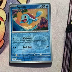 Squirtle - 7/165 - Cosmos Reverse Holo - Pokemon 151 - NM - Image 1
