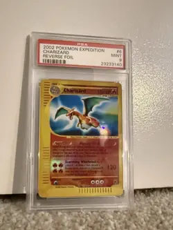 Charizard Reverse Foil #6/165 2002 Pokemon Expedition PSA 9 WOTC - Image 1