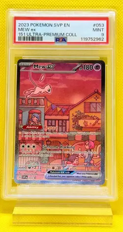 Mew Ex SVP 053 Black Star Promo Pokemon Card PSA 9 - Image 1