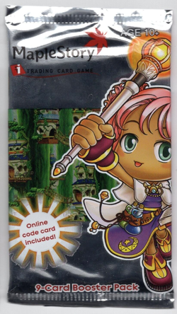 Maple Story Set 1 Booster Lot, 4 Sealed Packs Full Art Set 2007 Maplestory Cards - Image 5