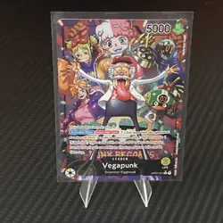 One Piece Vegapunk OP07-097 Leader Alt Art 500 Years in the Future NM - Image 1