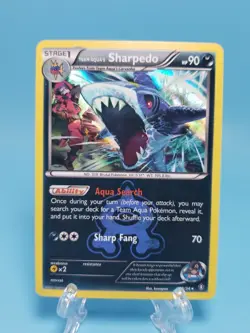 💥 Team Aqua's Sharpedo - 21/34 - Pokemon Double Crisis XY Holo Rare Card - Image 1