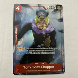 One Piece TCG OP10-011 PRB02 Alt Art Tony Tony Chopper English - Image 1