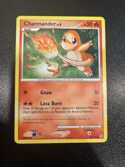 Charmander - Secret Wonders 82/132 Diamond Pearl Masakazu Fukuda Pokemon Card LP - Image 1