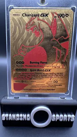 **Custom Card** Gold Pokemon Charizard Card 2019 - Image 1