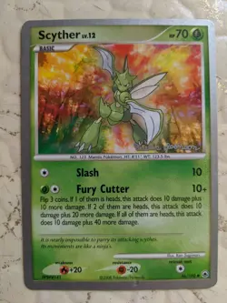 Pokemon TCG Scyther 2008 World Championships LV.12 46/100 Card Game - Image 1