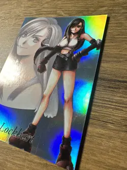 Final Fantasy VII 7 Anniversary Art Museum Card Tifa 1-003-2 *FOIL* Variant - Image 2