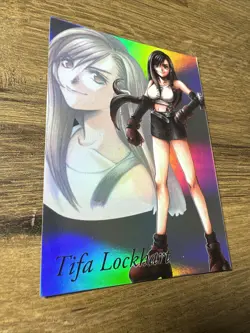 Final Fantasy VII 7 Anniversary Art Museum Card Tifa 1-003-2 *FOIL* Variant - Image 3