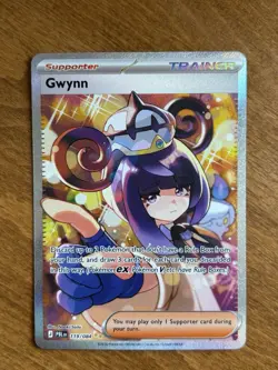Gwynn 119/084 SIR - Pitch Black - Pokemon Mega Evolution Trainer TCG NM Fast 📦 - Image 1