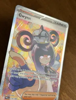 Gwynn 119/084 SIR - Pitch Black - Pokemon Mega Evolution Trainer TCG NM Fast 📦 - Image 2