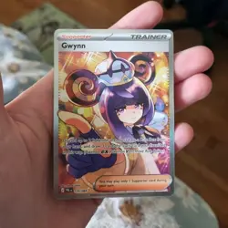 Pokemon TCG Gwynn Trainer Supporter SIR 119/084 EN 2026 PITCH BLACK - Image 1
