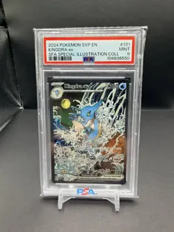 2024 POKEMON SVP EN-SV BLACK STAR PROMO #131 KINGDRA EX PSA 9 - Image 1