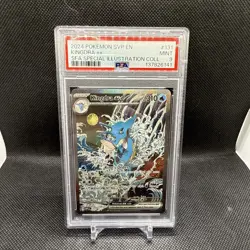 2024 POKEMON SVP EN-SV BLACK STAR PROMO #131 KINGDRA EX PSA 9 - Image 1