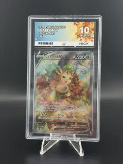 Leafeon V (Alternate Full Art) 167/203 Swsh07: Evolving Skies Holo ACE 10 - Image 1